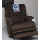XXL TV fotel - nagy kényelmes fotel barna szövet kárpittal raktárról - Malone