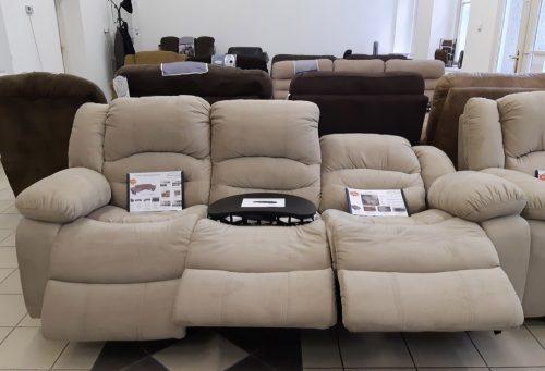 3 személyes full relax kanapé nagy kárpit választékkal - Tessin