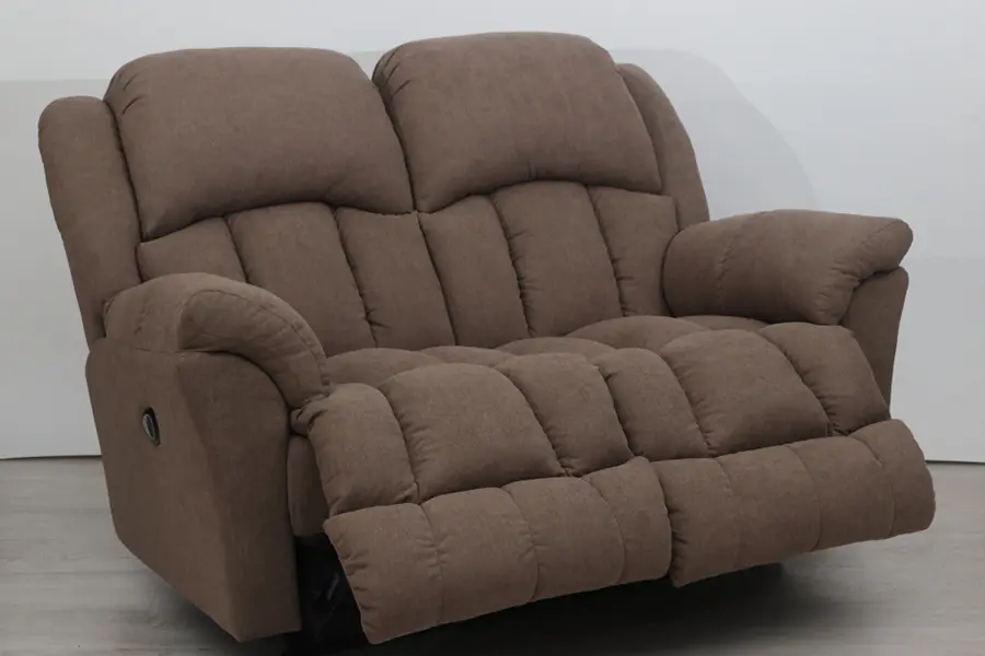 2 személyes relax kanapé emelhető lábtartóval dönthető háttámlával